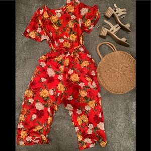 Floral jumpsuit